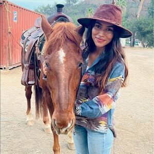 Distressed Aztec Shacket 